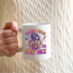Spicy Nice Skeleton Party Mug